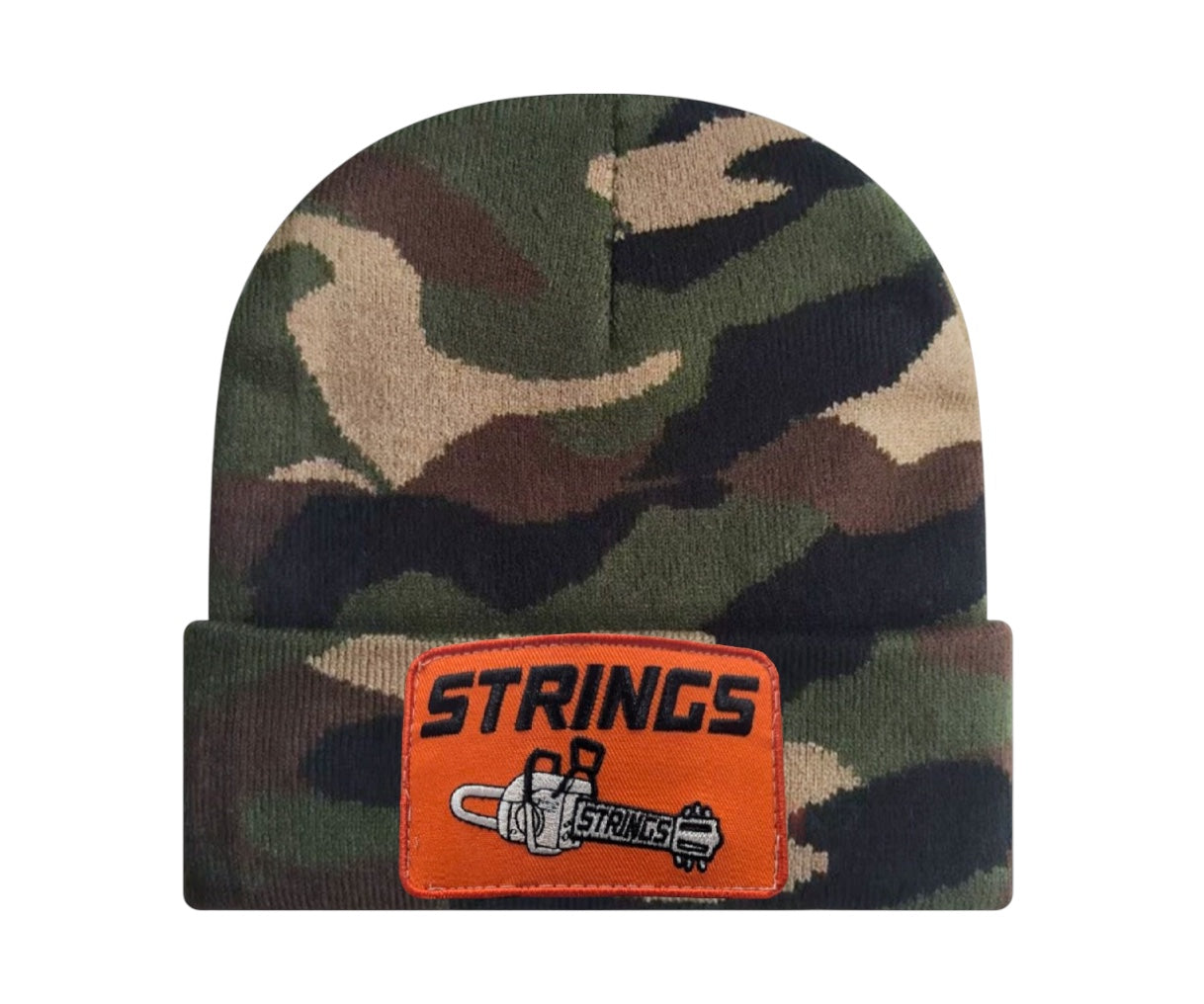 Strings + Stihl Camo Beanie