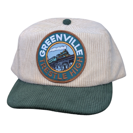 Greenville Trestle High Two Tone Cord Hat