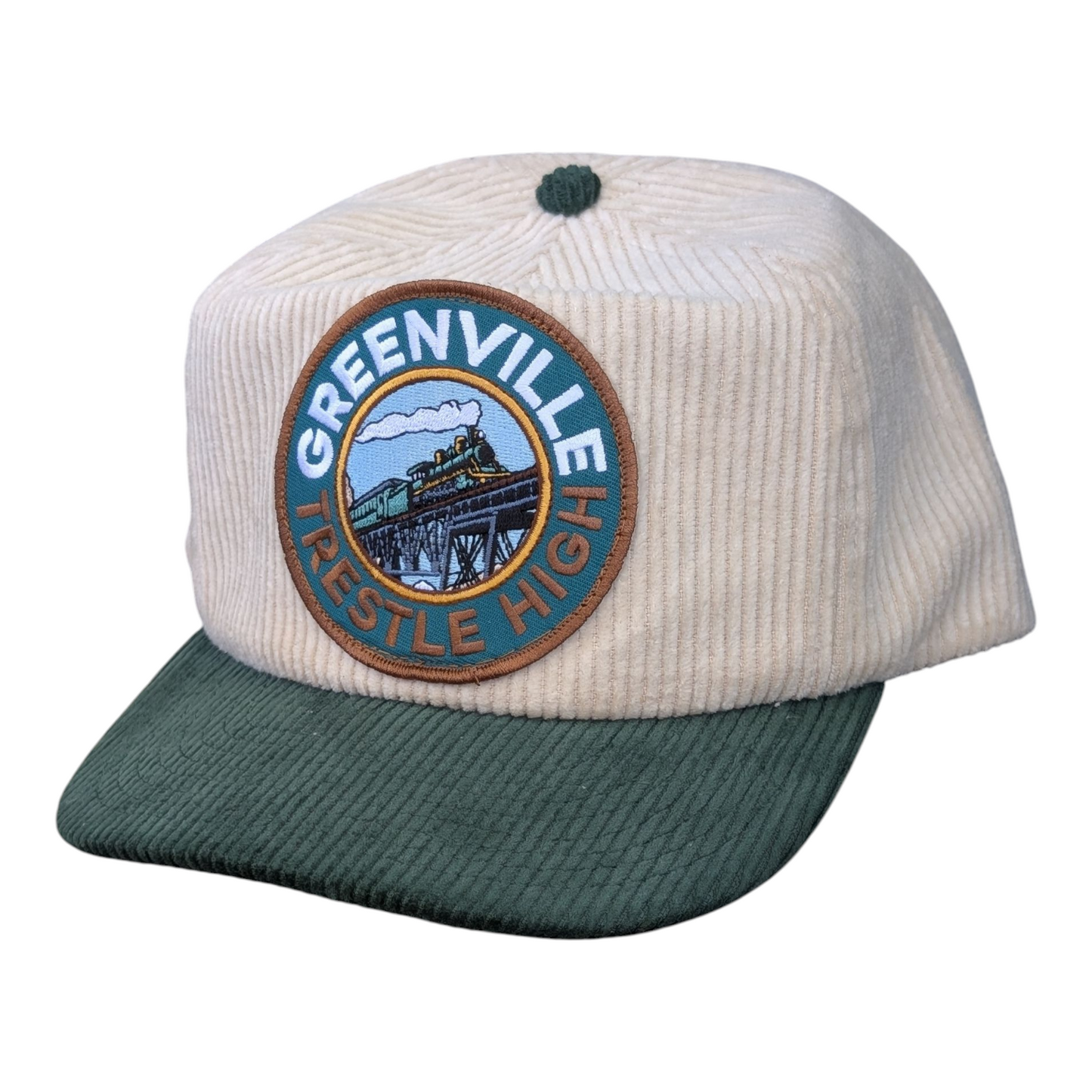 Greenville Trestle High Two Tone Cord Hat