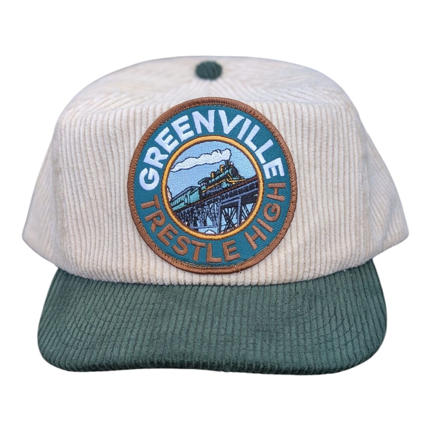 Greenville Trestle High Two Tone Cord Hat