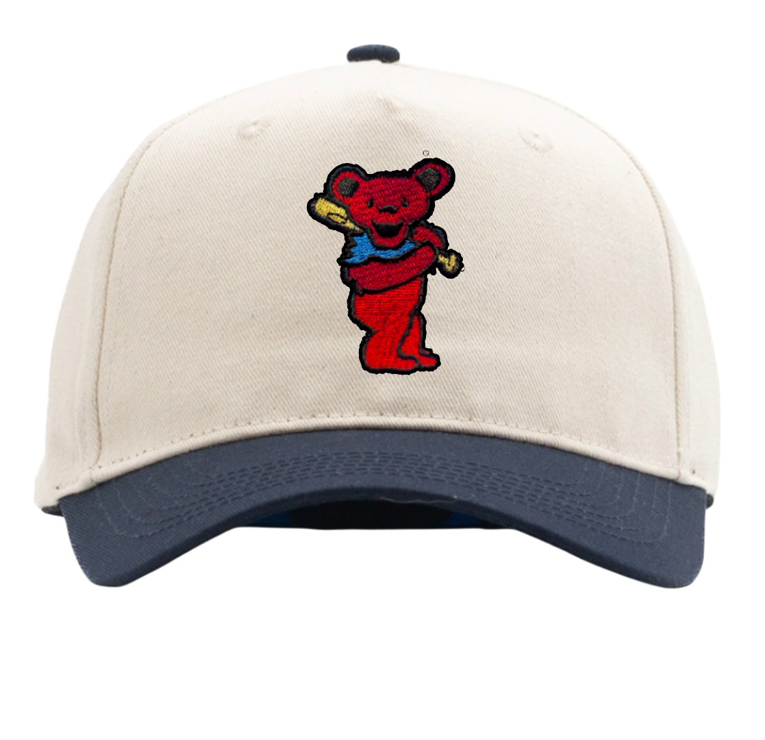 Dead Baseball Bear Two Tone Navy Hat