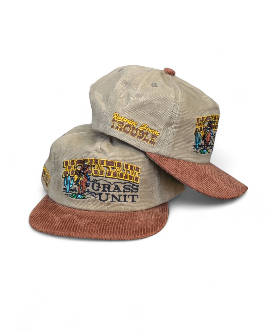 Mountain Grass Unit Runnin' From Trouble Hat