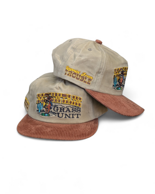 Mountain Grass Unit Runnin' From Trouble Hat