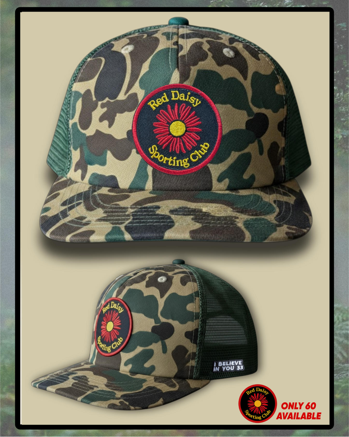 Red Daisy Sporting Club Huntin' Hat