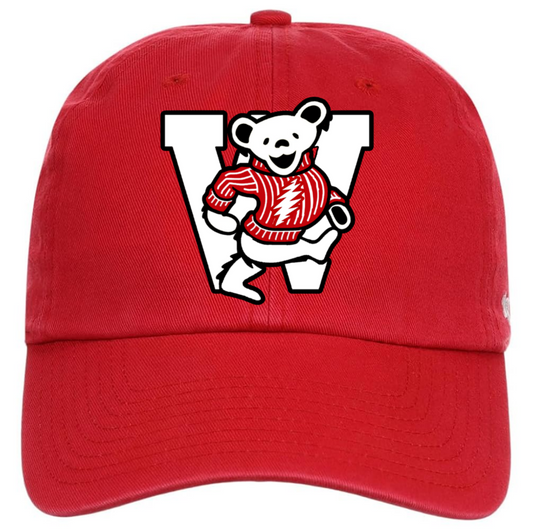 Wisconsin Bucky Bear Red Hat