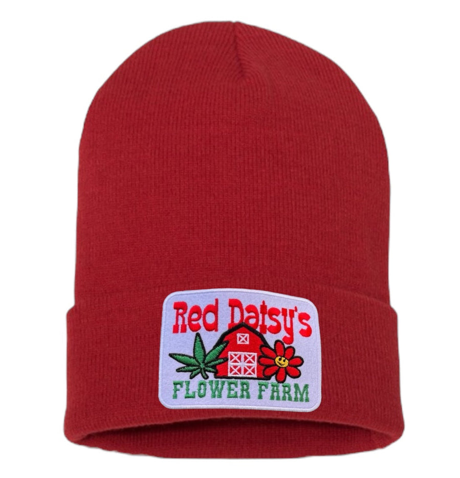 Red Daisy’s Red Beanie