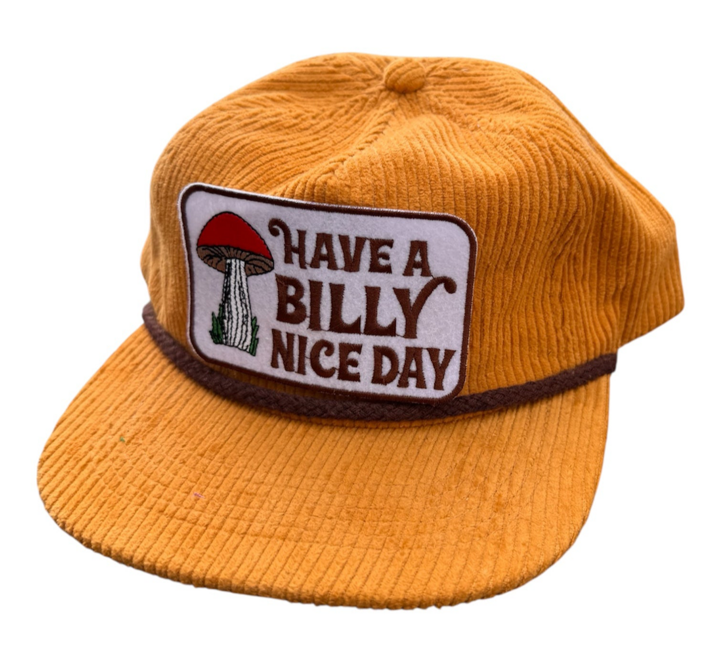 Have A Billy Nice Day Shroom Cord Hat