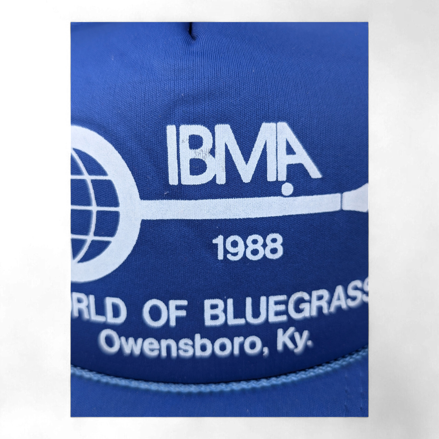 1988 IBMA World Of Bluegrass Vintage Foam Trucker