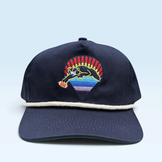 Bears Under the Stars Navy with White Rope