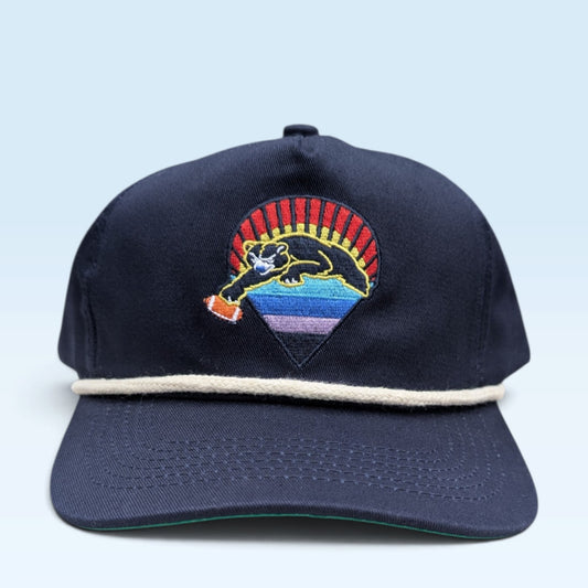 Bears Under the Stars Navy with White Rope