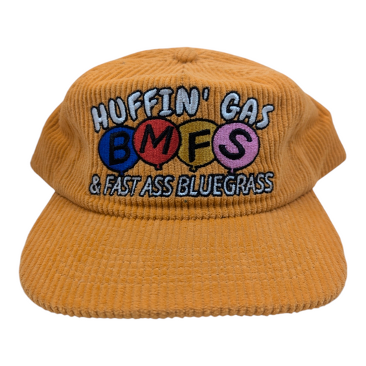 Gas and Grass Corduroy Hat - Mustard
