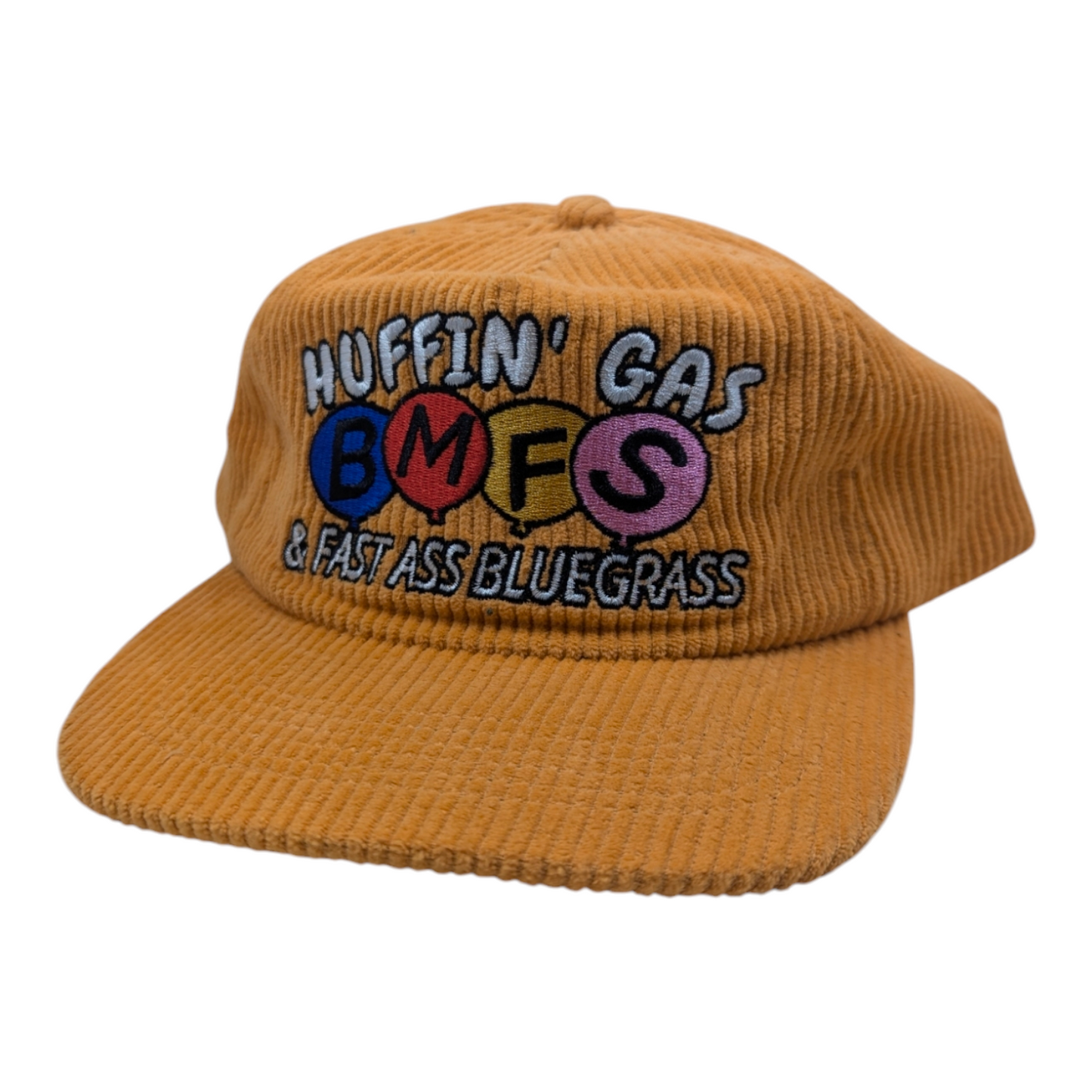 Gas and Grass Corduroy Hat - Mustard