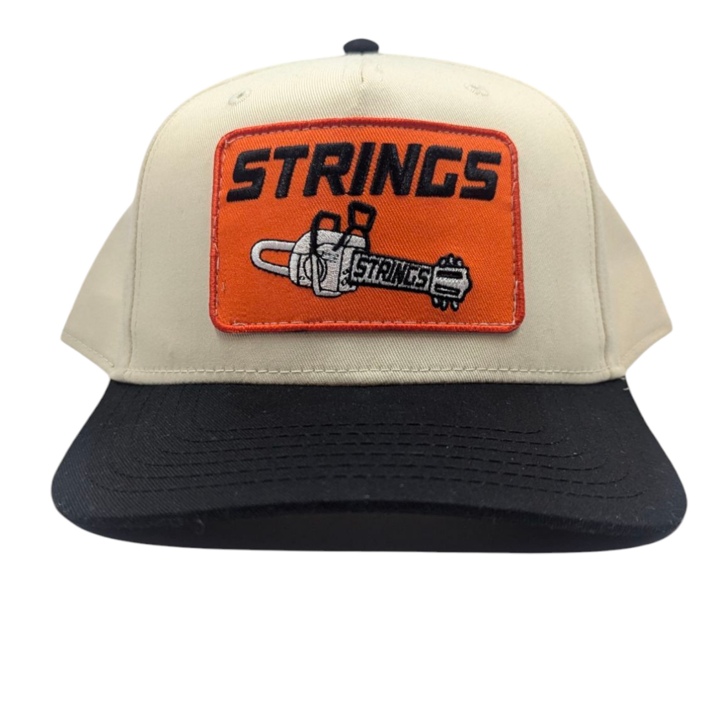 Strings + Stihl Two Tone Black Hat