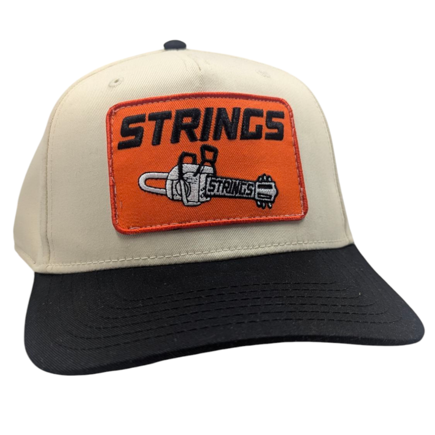 Strings + Stihl Two Tone Black Hat