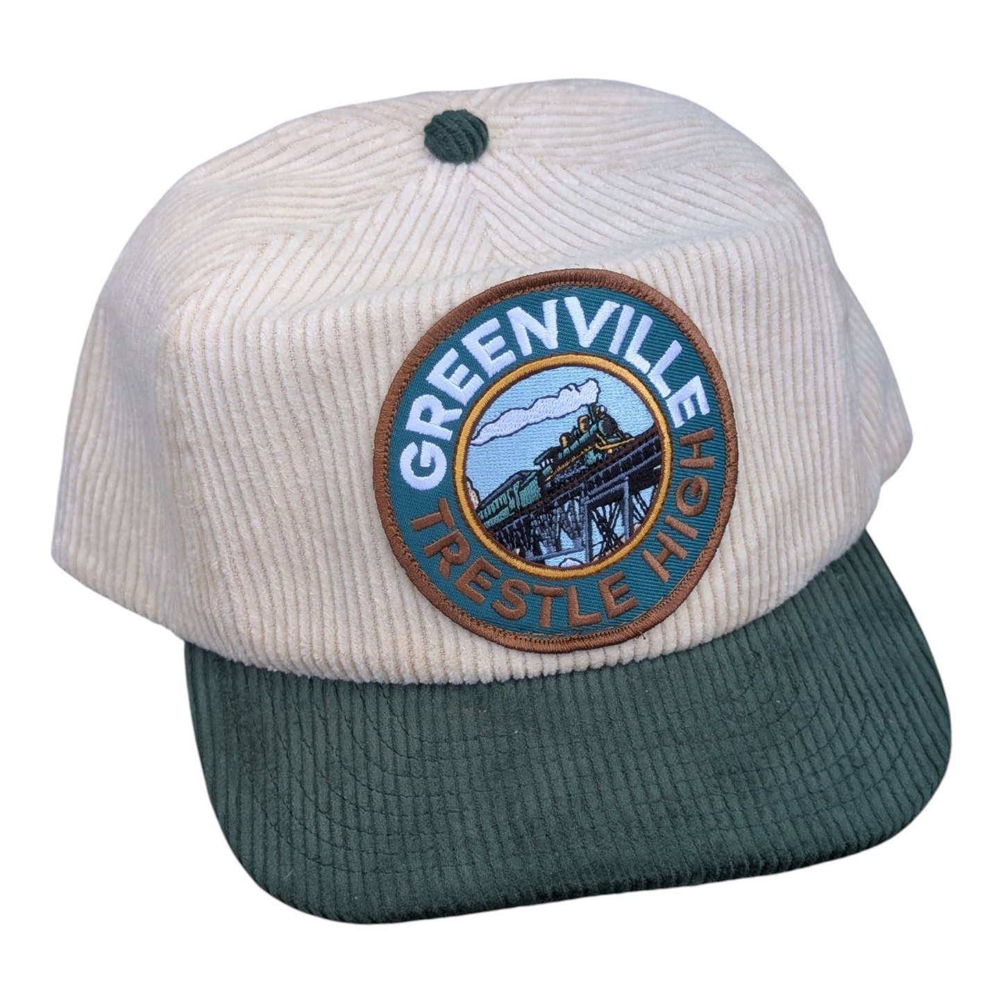 Greenville Trestle High Two Tone Cord Hat