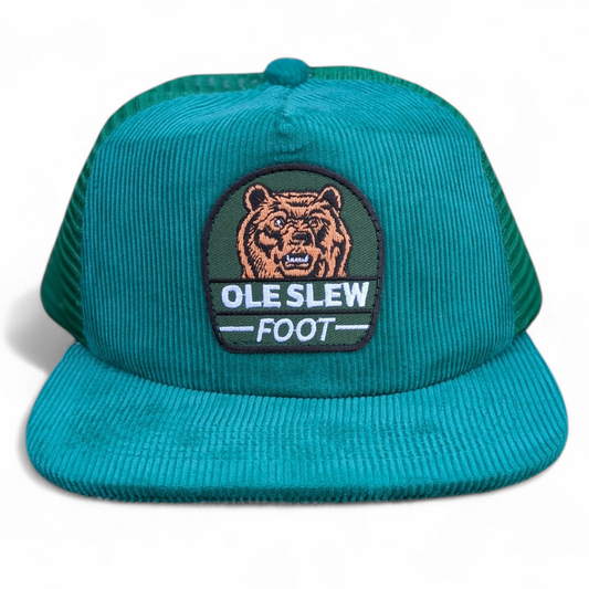 Ole Slew Foot + Kodiak Cord Trucker Hat