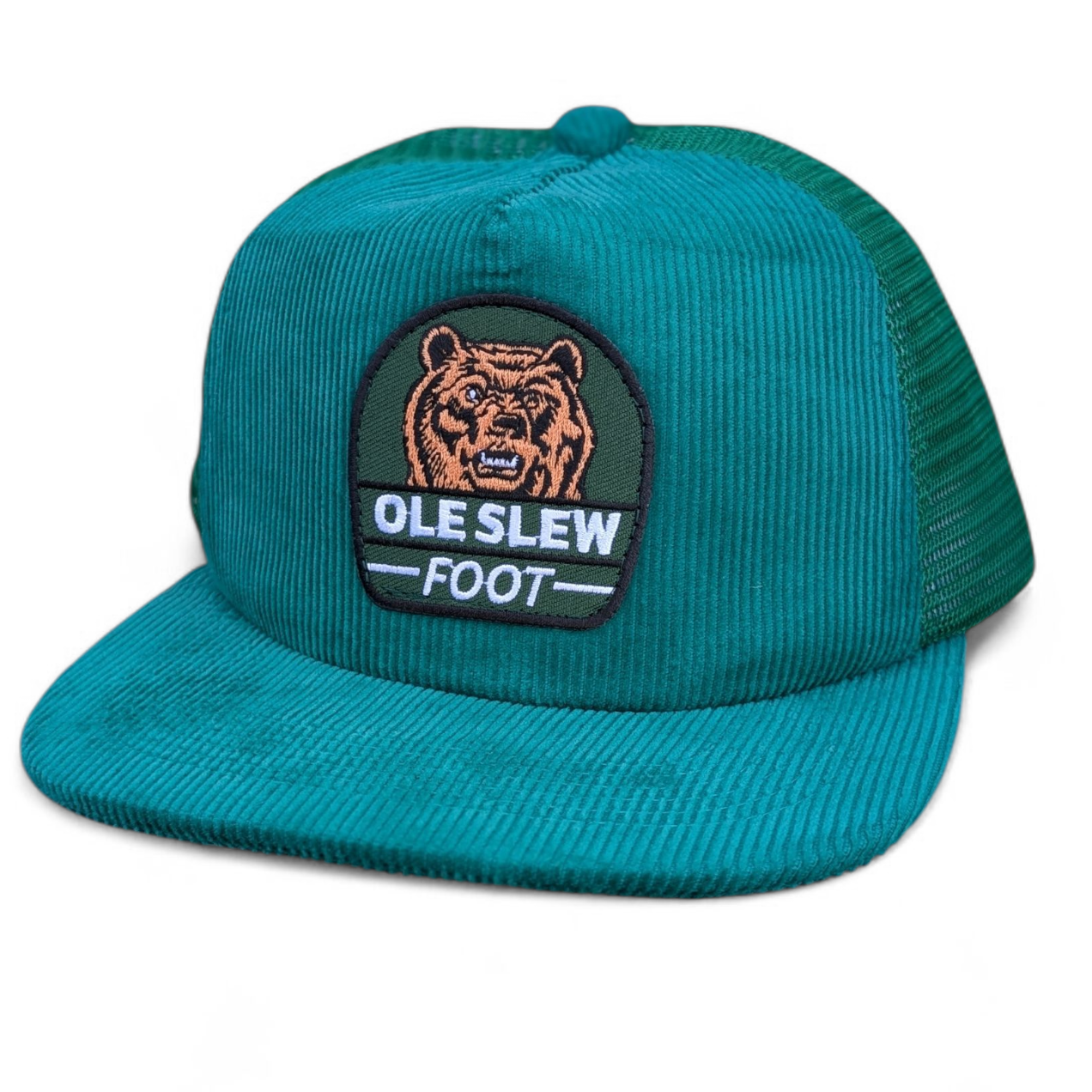 Ole Slew Foot + Kodiak Cord Trucker Hat
