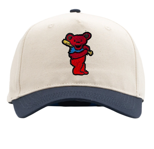 Dead Baseball Bear Two Tone Navy Hat