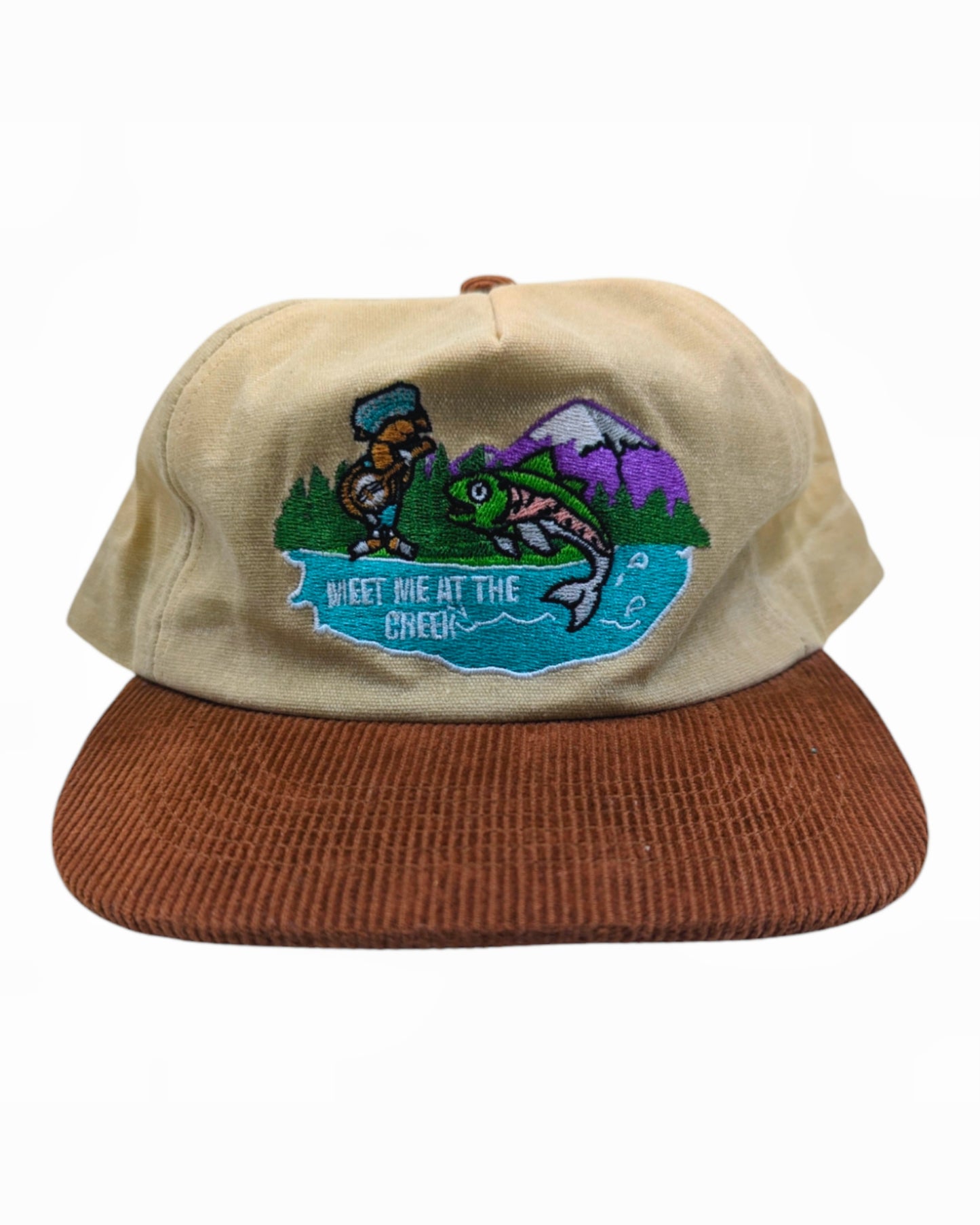 Meet Me at the Creek Canvas & Corduroy Hat