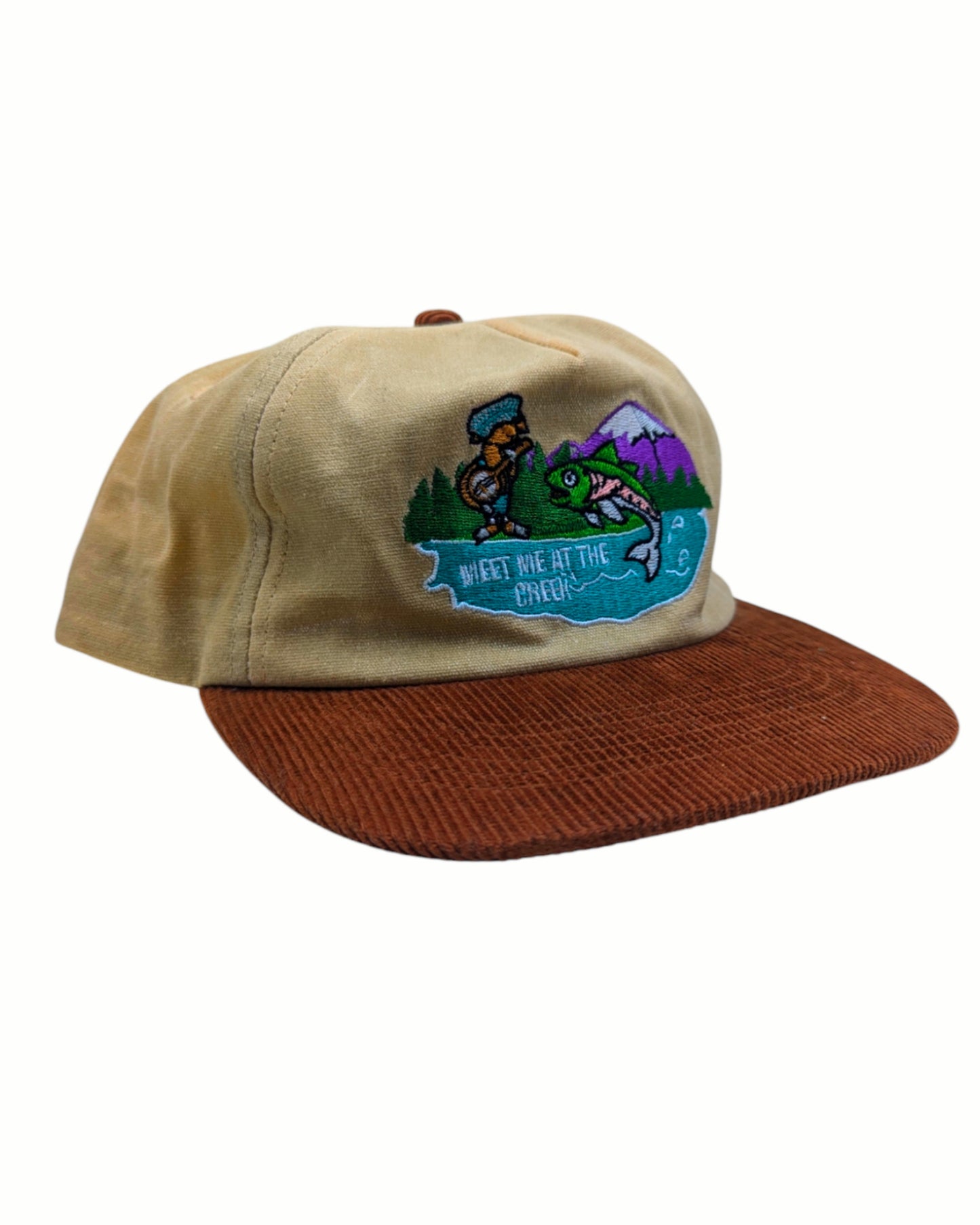 Meet Me at the Creek Canvas & Corduroy Hat