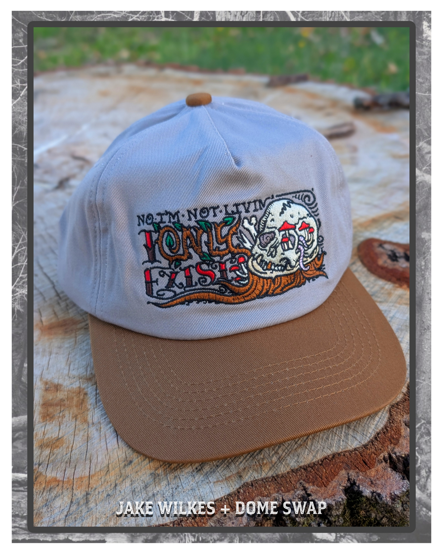 I Only Exist Two Tone Hat (Collab with Jake Wilkes)