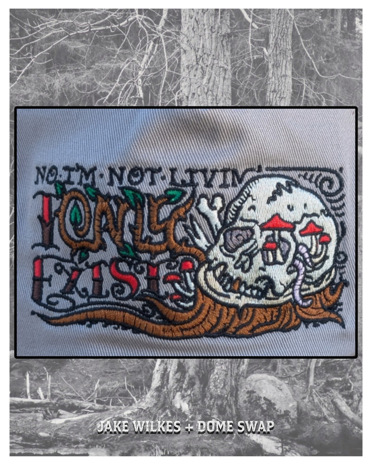 I Only Exist Two Tone Hat (Collab with Jake Wilkes)