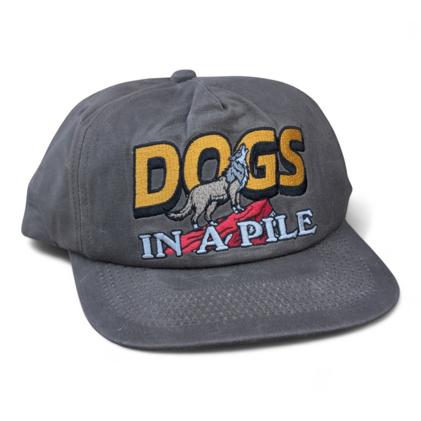 Dogs In A Pile Wolf Hat