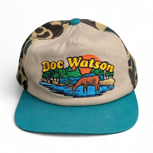 Doc Watson Georgia Buck Camo Hat (Proceeds go to Doc Watson Folk Museum)