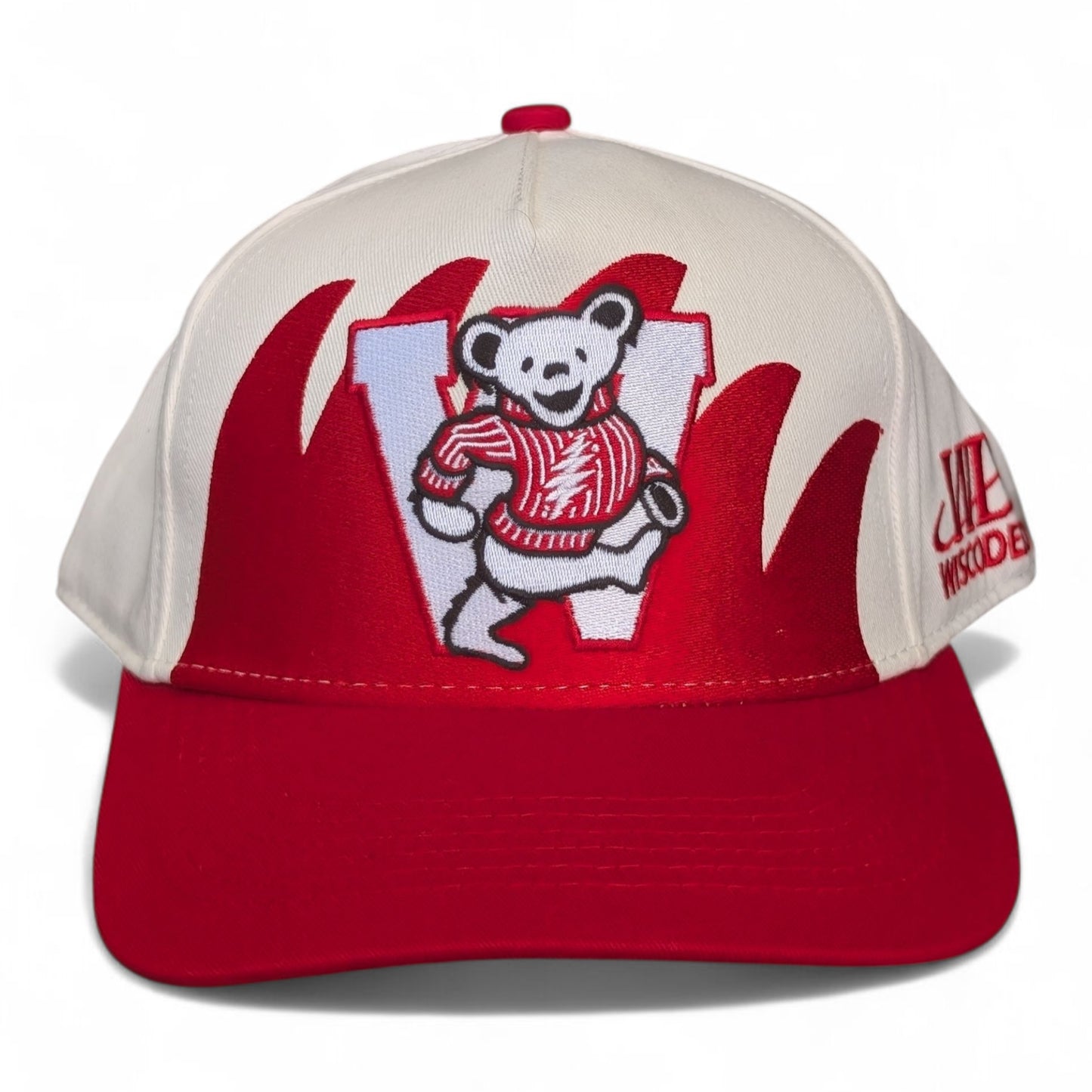 Wisconsin Bucky Bear Shark Tooth Hat