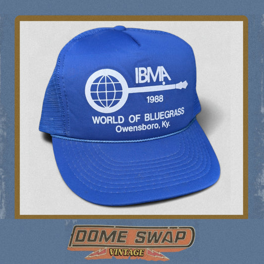 1988 IBMA World Of Bluegrass Vintage Foam Trucker