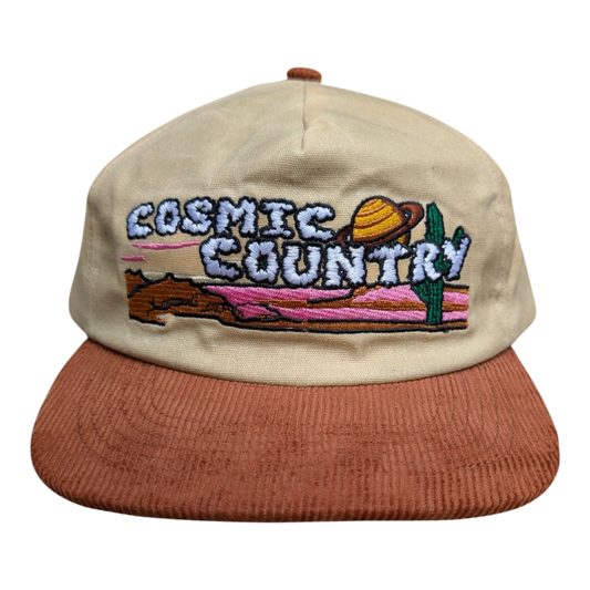 Cosmic Country Canvas & Corduroy Hat