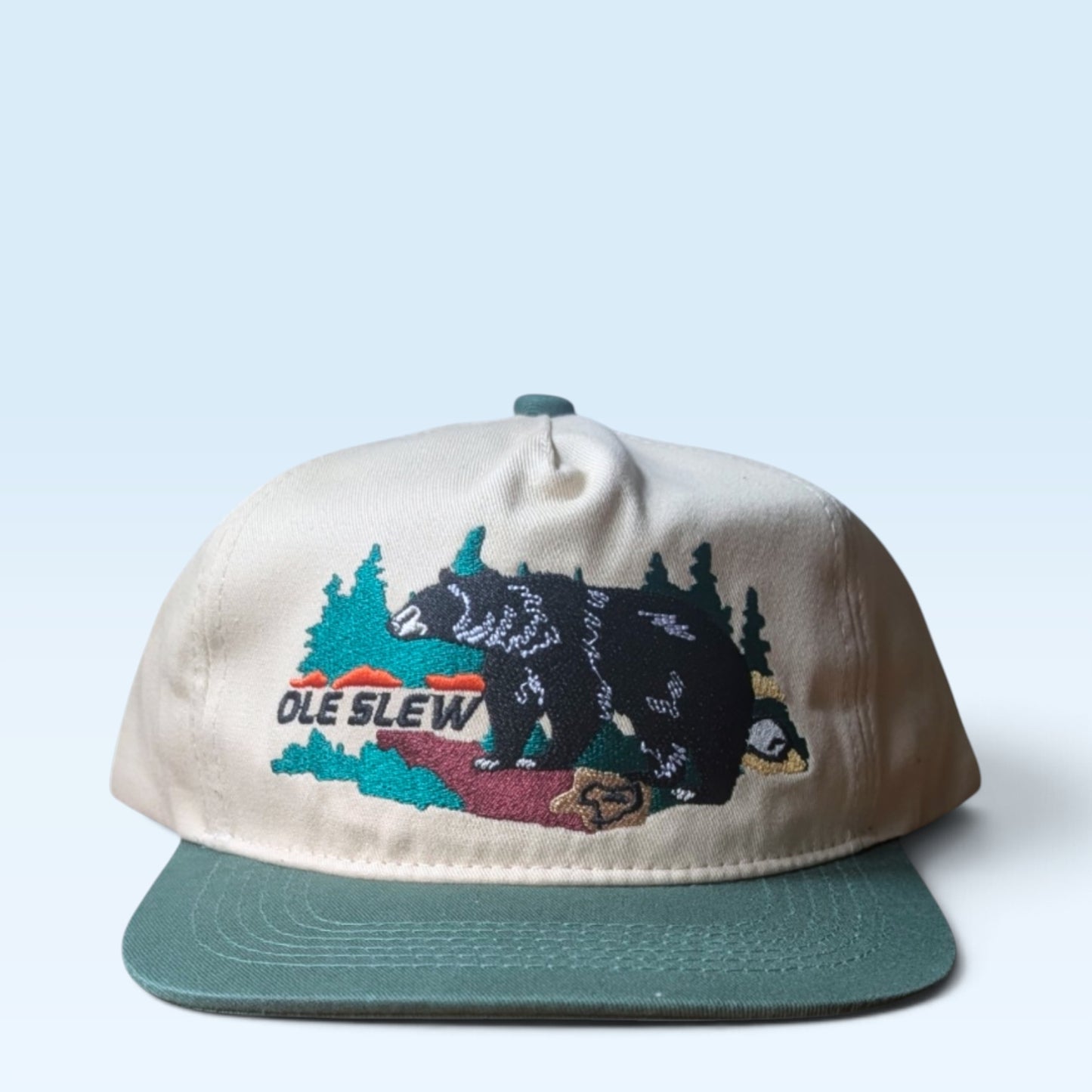 Ole Slew Bear Two Tone Green Hat