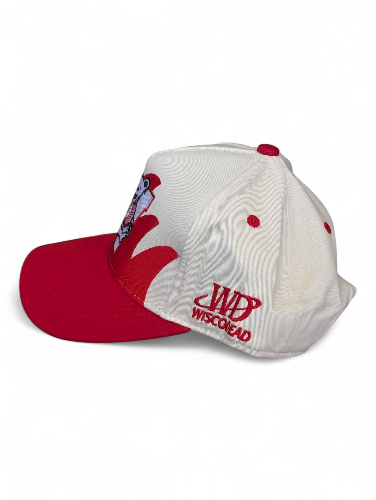 Wisconsin Bucky Bear Shark Tooth Hat