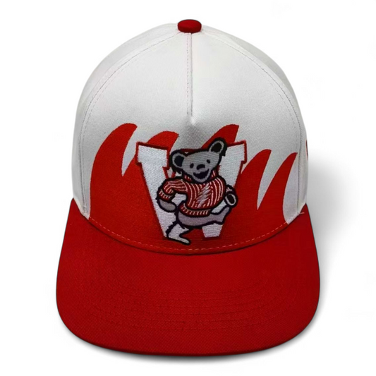 Wisconsin Bucky Bear Two Tone Hat