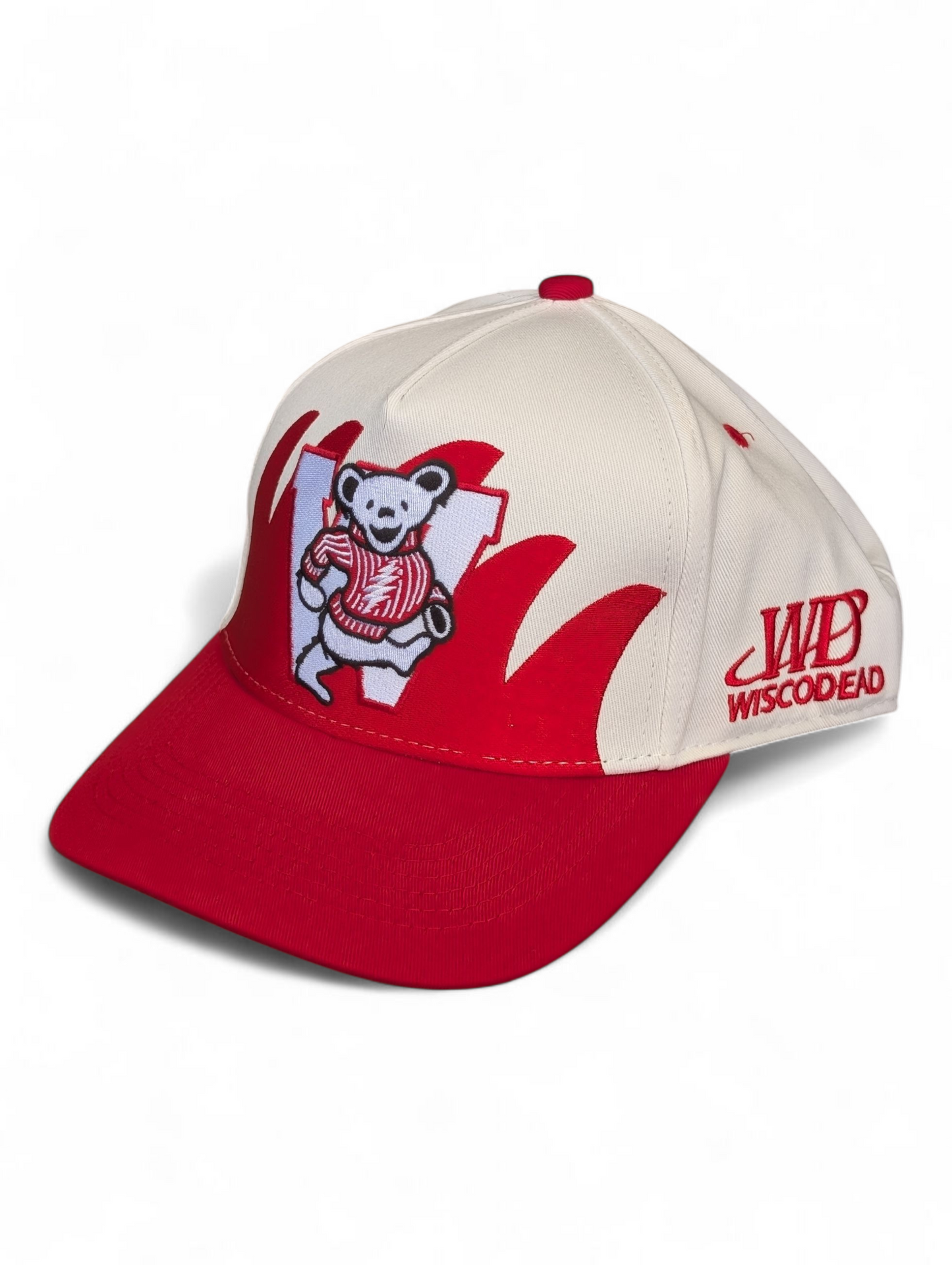 Wisconsin Bucky Bear Shark Tooth Hat