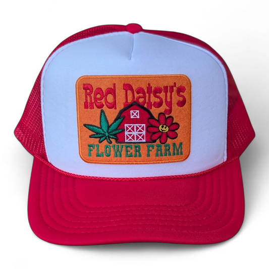 Red Daisy’s Flower Farm Trucker Hat