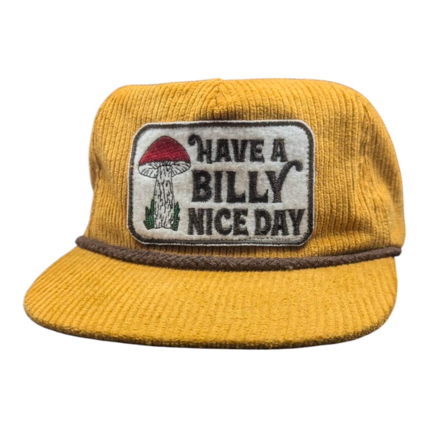 Have A Billy Nice Day Shroom Cord Hat